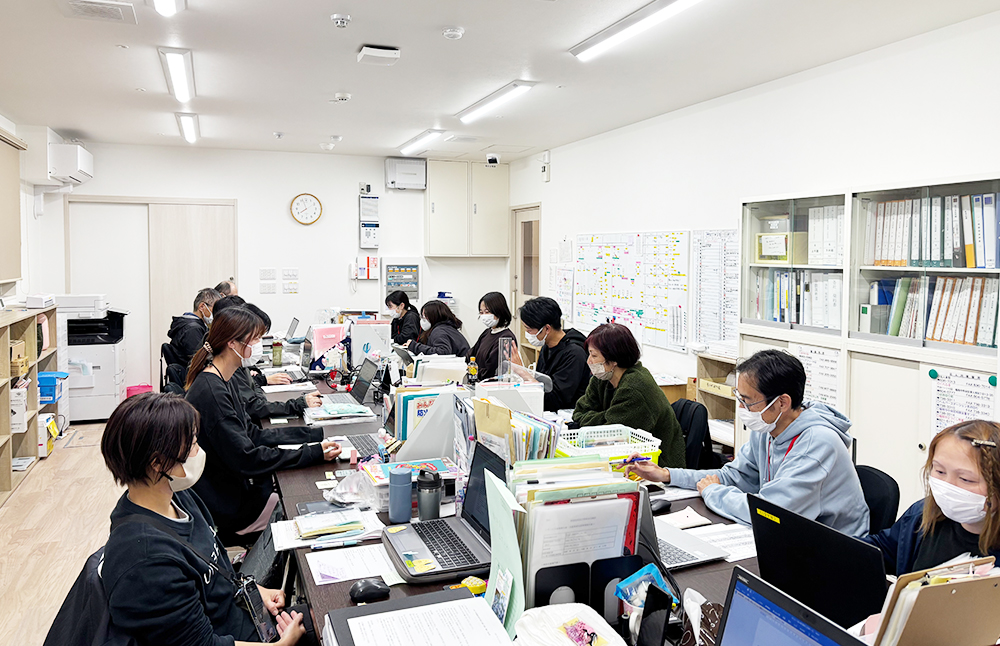 障がい福祉サービス事業所くれふるの内観の様子