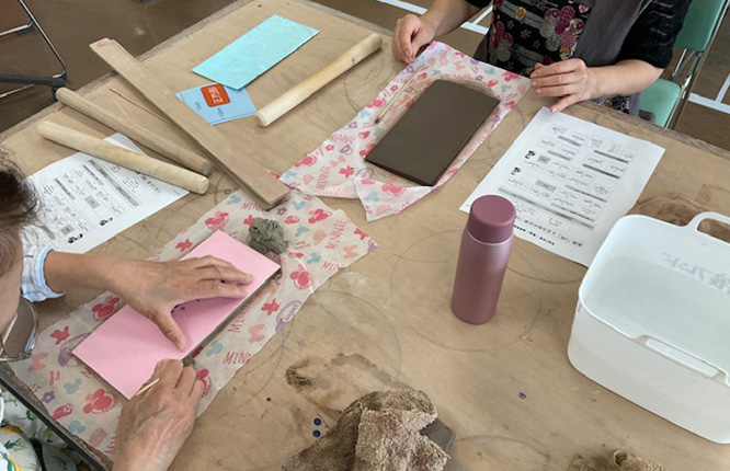 陶芸教室の様子