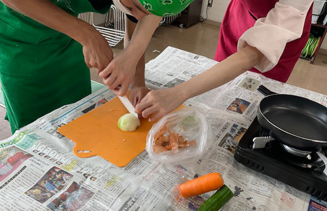 料理教室の様子